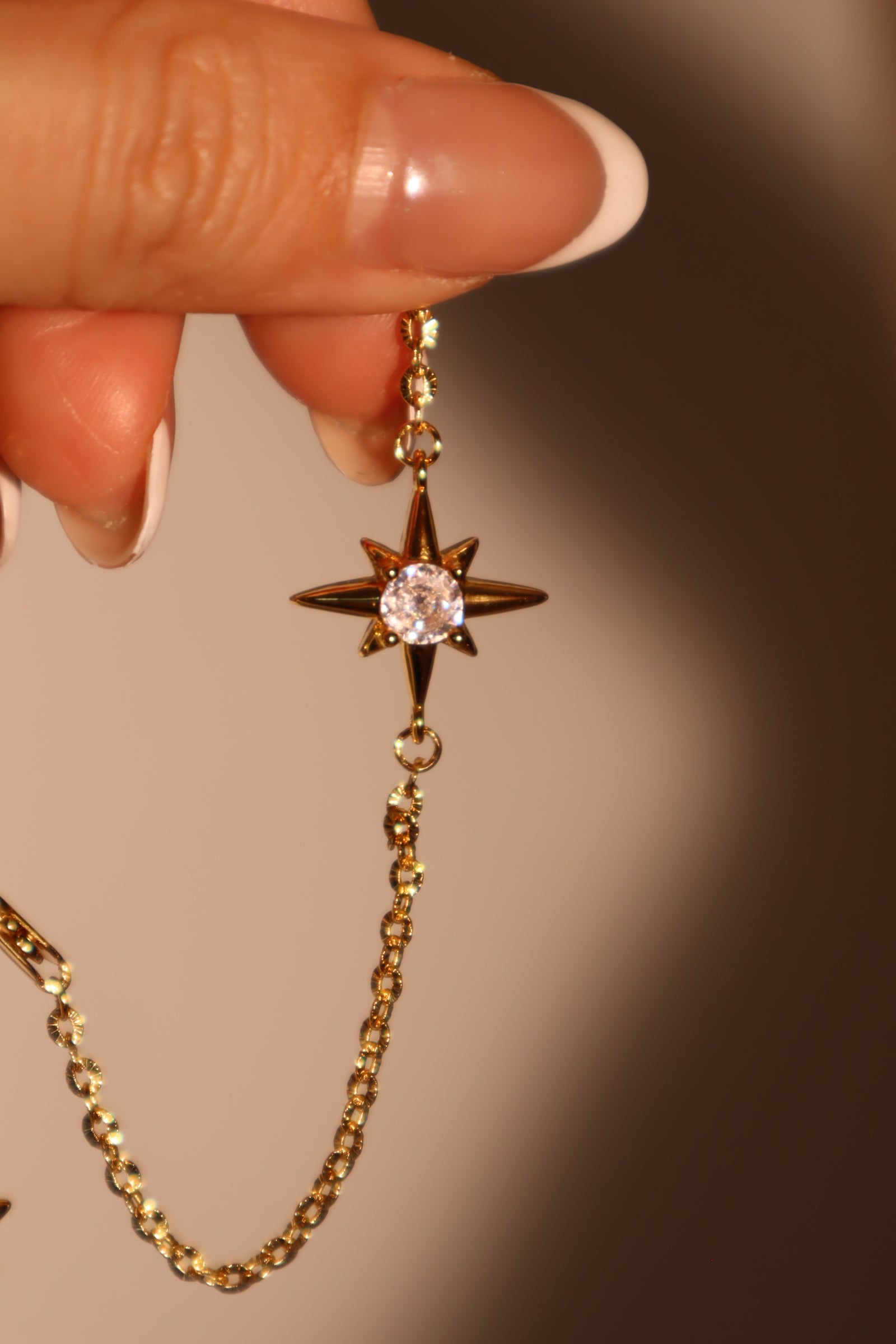 18K Real Gold Plated Pole Star Bracelet