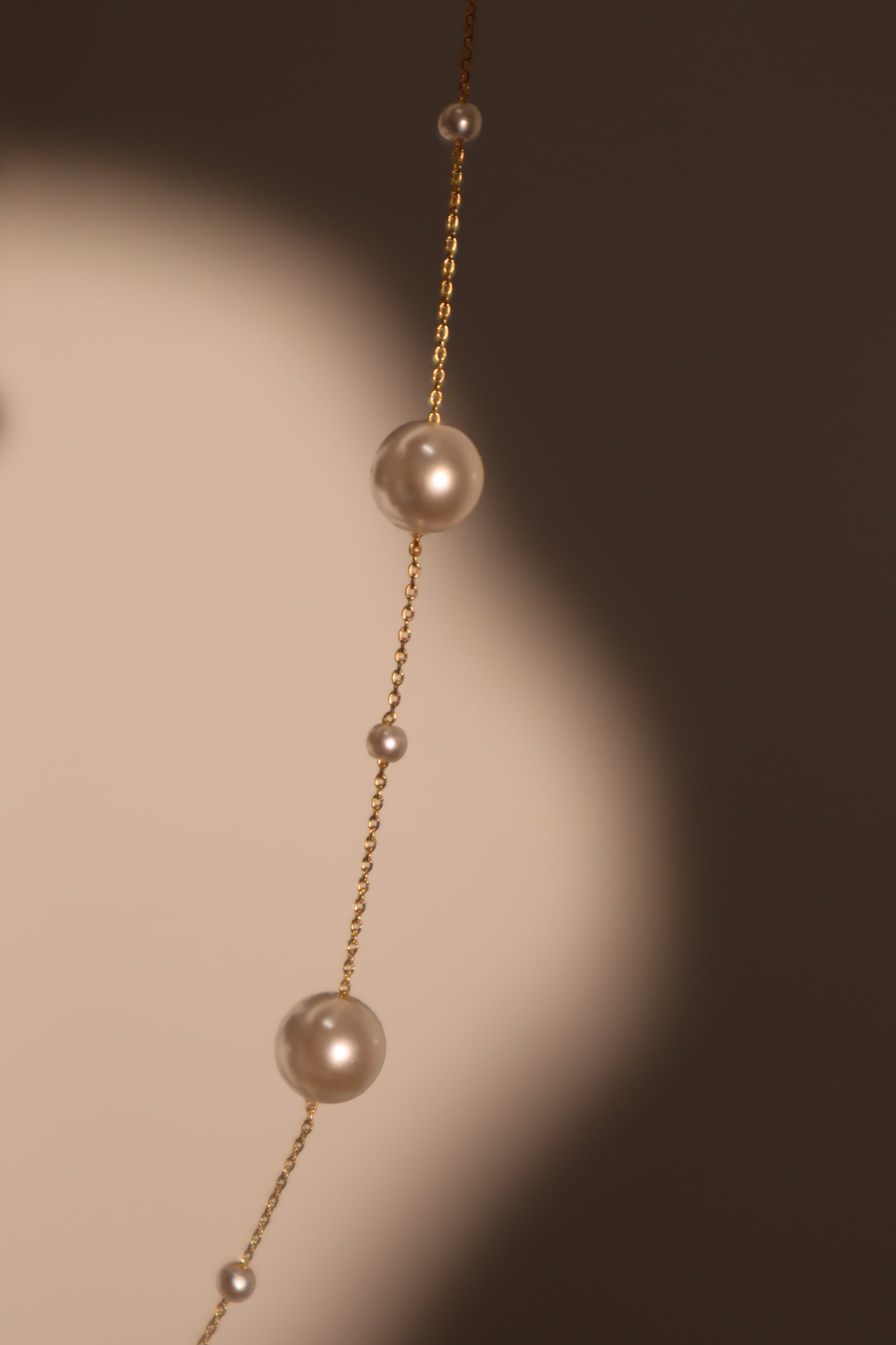 14K Real Gold Plated Multi Pearls Necklace