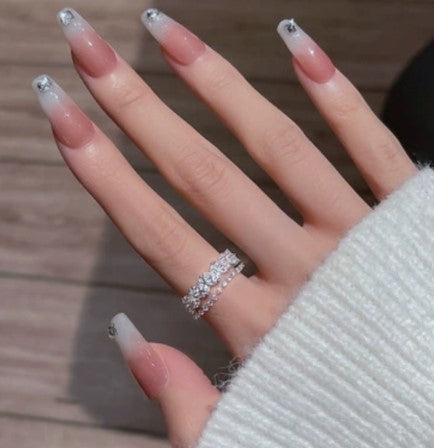 Thick Layers Diamond Ring